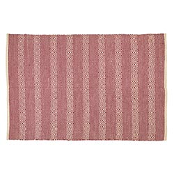 Pink Shades Striped Rug